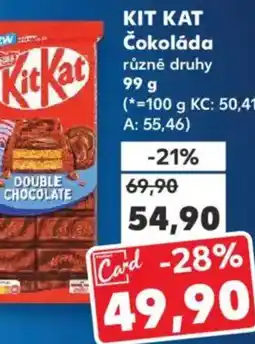 Kaufland KIT KAT Čokoláda nabídka
