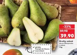 Kaufland Hrušky zelené nabídka