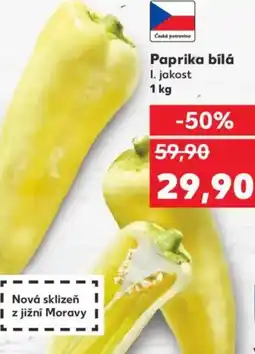 Kaufland Paprika bílá nabídka