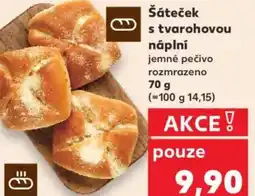 Kaufland Šáteček s tvarohovou náplní nabídka
