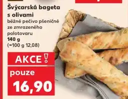 Kaufland Švýcarská bageta s olivami nabídka