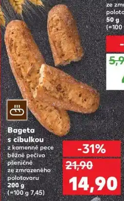 Kaufland Bageta s cibulkou nabídka
