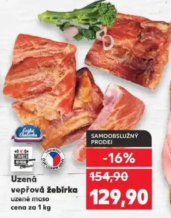 Kaufland Uzená vepřová žebirka nabídka