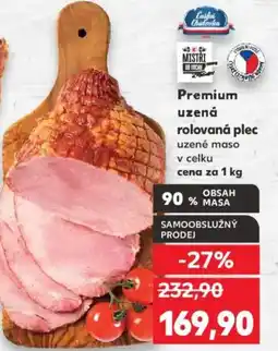 Kaufland Premium uzená rolovaná plec nabídka