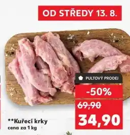 Kaufland Kuřecí krky nabídka