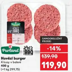 Kaufland Hovězí burger nabídka