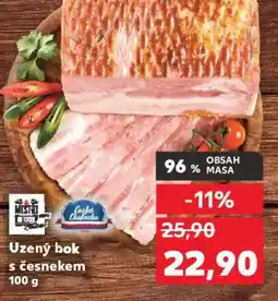 Kaufland Uzený bok s česnekem nabídka