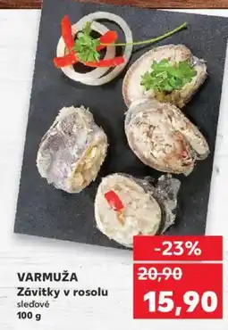 Kaufland VARMUŽA Závitky v rosolu nabídka