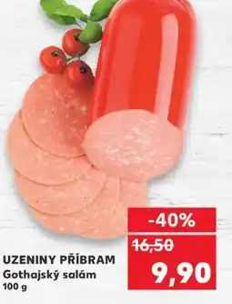 Kaufland UZENINY PŘÍBRAM Gothajský salám nabídka