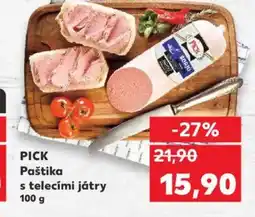 Kaufland PICK Paštika s telecími játry nabídka