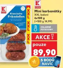 Kaufland Mini karbanátky nabídka