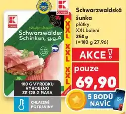 Kaufland Schwarzwaldská šunka nabídka