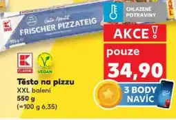 Kaufland Těsto na pizzu XXL balení nabídka