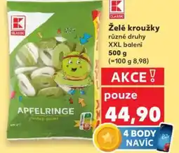 Kaufland Želé kroužky nabídka