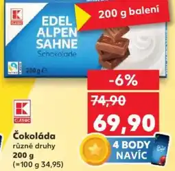 Kaufland Čokoláda nabídka