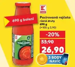 Kaufland Pasírovaná rajčata nabídka