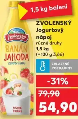 Kaufland ZVOLENSKÝ Jogurtový nápoj nabídka