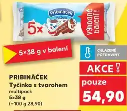 Kaufland PRIBINÁČEK Tyčinka s tvarohem nabídka