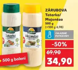 Kaufland ZÁRUBOVA Tatarka/ Majonéza nabídka