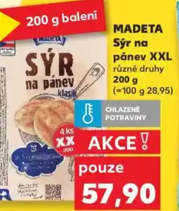 Kaufland MADETA Sýr na pánev XXL nabídka