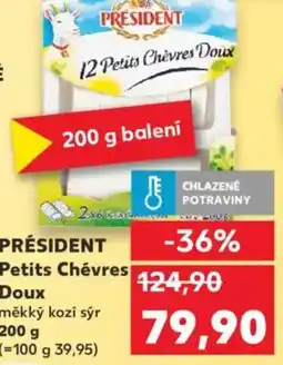 Kaufland PRÉSIDENT Petits Chévres Doux nabídka