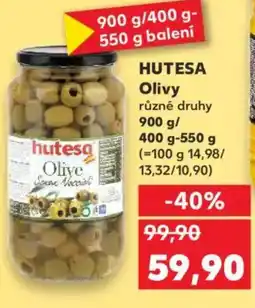 Kaufland HUTESA Olivy nabídka