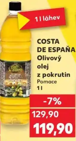 Kaufland COSTA DE ESPAÑA Olivový olej z pokrutin nabídka