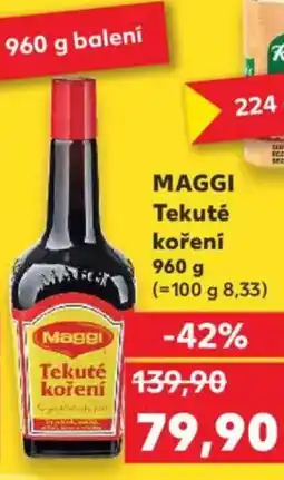 Kaufland MAGGI Tekuté koření nabídka