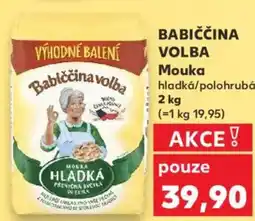 Kaufland BABIČČINA VOLBA Mouka nabídka