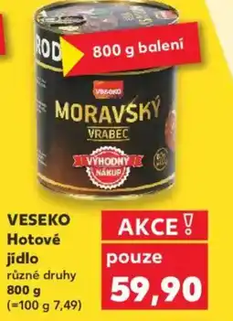 Kaufland VESEKO Hotové jídlo nabídka