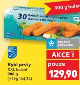 Kaufland Rybí prsty XXL baleni nabídka