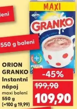 Kaufland ORION GRANKO Instantní парој nabídka