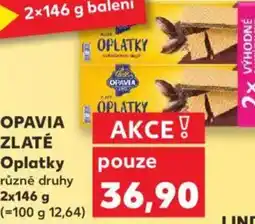 Kaufland OPAVIA ZLATÉ Oplatky nabídka