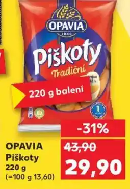 Kaufland OPAVIA Piškoty nabídka