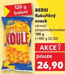 Kaufland BERSI Kukuřičný snack nabídka