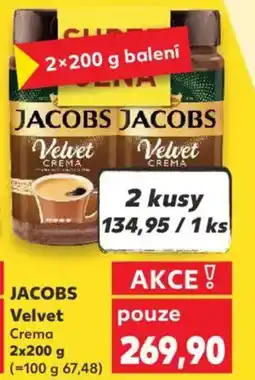 Kaufland JACOBS Velvet Crema nabídka
