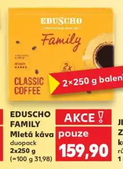 Kaufland EDUSCHO FAMILY Mletá káva nabídka