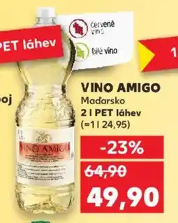 Kaufland VINO AMIGO Maďarsko nabídka