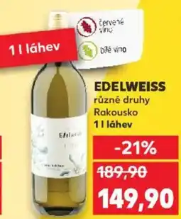 Kaufland EDELWEISS nabídka