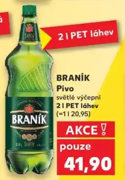 Kaufland BRANÍK Pivo nabídka