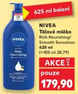 Kaufland NIVEA Tělové mléko nabídka