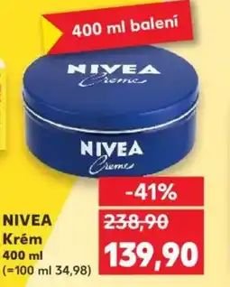 Kaufland NIVEA Krém nabídka