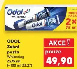 Kaufland ODOL Zubní pasta Whitening nabídka