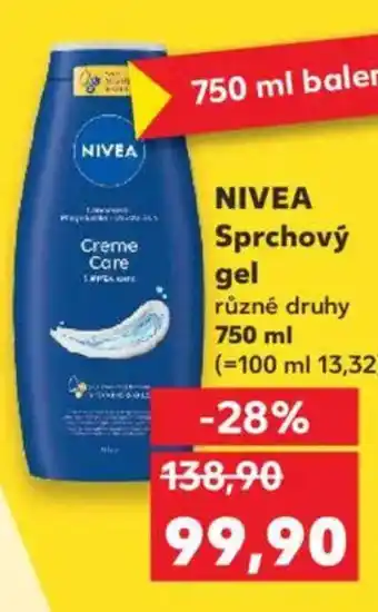 Kaufland NIVEA Sprchový gel nabídka