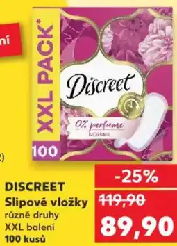 Kaufland DISCREET Slipové vložky nabídka