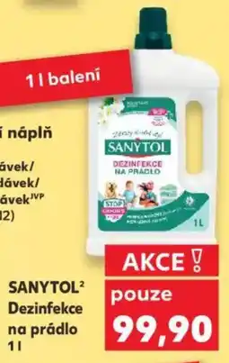 Kaufland SANYTOL² Dezinfekce na prádlo nabídka