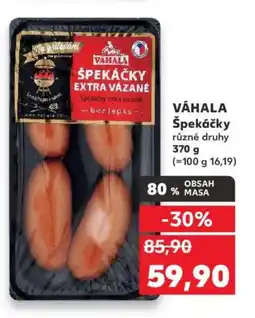 Kaufland VÁHALA Špekáčky nabídka