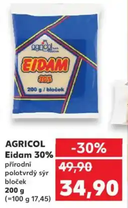 Kaufland AGRICOL Eidam 30% nabídka