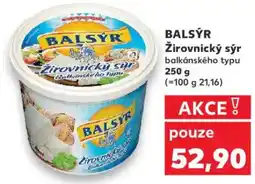 Kaufland BALSÝR Žirovnický sýr nabídka