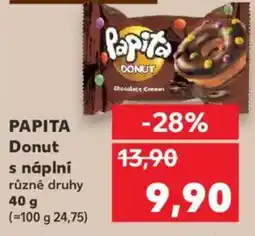Kaufland PAPITA Donut s náplní nabídka